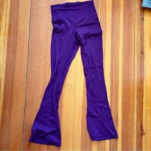 Lululemon kick flare leggings purple
